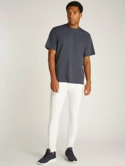 Herren T-Shirt WOVEN LABEL Relaxed Fit