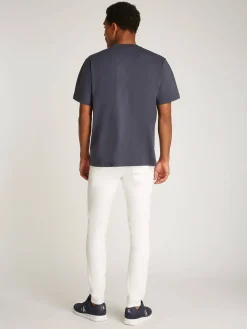 Herren T-Shirt WOVEN LABEL Relaxed Fit