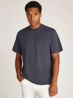 Herren T-Shirt WOVEN LABEL Relaxed Fit