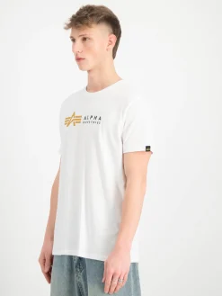 Herren T-Shirts Alpha Label T Puff Print