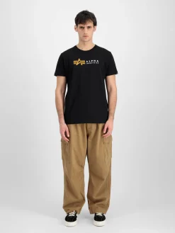 Herren T-Shirts Alpha Label T Puff Print