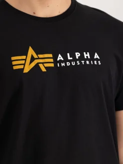 Herren T-Shirts Alpha Label T Puff Print