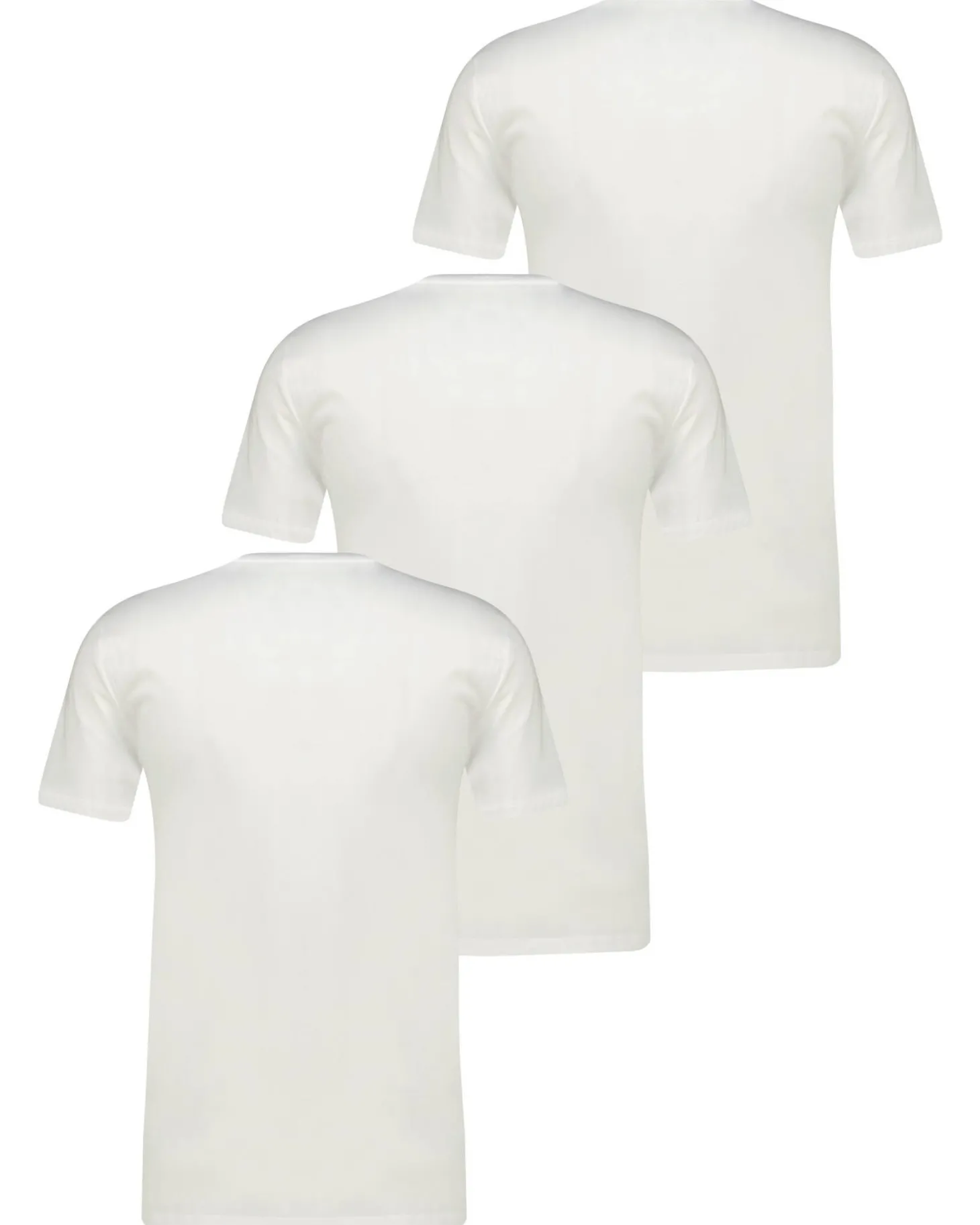 Herren Unterhemd Kurzarm 3er-Pack