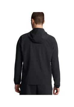 Herren Windbreaker aus Stretchgewebe mit Kapuze