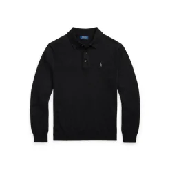 Herren Wollpullover mit Polokragen