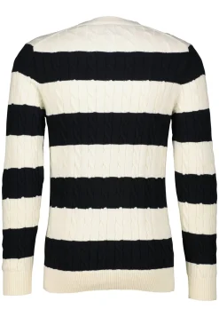 Herren Zopfstrick-Pullover