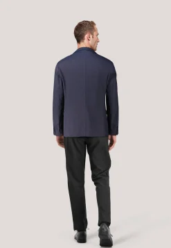 Herrn Sakko mit Leinen P-HANRY-FLAPS Slim Fit