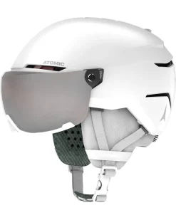 Kinder Skihelm SAVOR VISOR JR WHITE