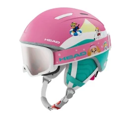 Kinder Skihelm und Skibrille MAJA SET PAW