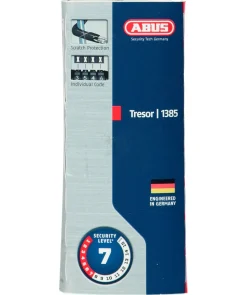 Radschloss Tresor 1385/85 schwarz