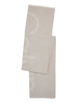 Schal aus Wollgemisch mit All-Over-Print