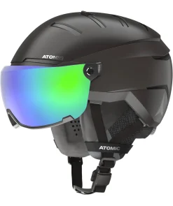 Skihelm "Savor GT AMID Visor HD" Black
