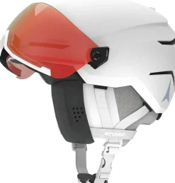 Skihelm SAVOR VISOR PHOTO White